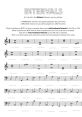 Intervals Notes dance through the air, each one distinct in its pitch and tone. As they combine, they form intervals that