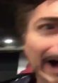 Man with an exaggerated expression, screaming in excitement, embodying the "Goofy Ahh Man Screaming" meme culture.