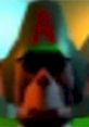 Meteo Crusher pilot from Star Fox 64 in a vibrant, animated setting with colorful mountains and intense action atmosphere.