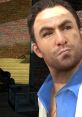 Nick from Left 4 Dead 2 with a serious expression, set against a brick wall background, capturing his gritty character.