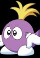 Fofa from Kirby series: a purple character with a playful expression and yellow hair, ready for adventure in Dream Land.