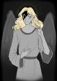 Ethereal figure with wings and golden hair, inspired by the Gabriel Mandela Catalogue, exuding a serene, mystical vibe.