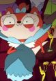 Candle Fox from Kiff, playfully dressed in blue, poses with awards and joyful expressions, capturing a whimsical moment.