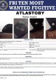 FBI wanted poster for AtlastoBy, a Roblox hacker; includes description, nickname, and reward details for information.