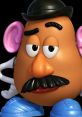 Mr. Potato Head with a classic bowler hat, mustache, and playful expression, showcasing his iconic character design.