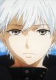 Kaneki Ken from Tokyo Ghoul with white hair and intense gaze, embodying the character's emotional depth in the English dub.
