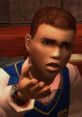 Pete Kowalski expressing disbelief, iconic character from BULLY, known for memorable quotes and voice lines.