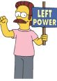 Ned Flanders He is a God-Obsessed, a Born-Christian with endless patience and a next-door neighbour of The Simpson Family