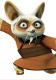 Maestro Shifu, personaje de Kung Fu Panda, en pose de combate, mostrando sabiduría y habilidad en artes marciales.