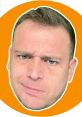 Chillijoncarne features a British male with a thoughtful expression against a vibrant orange background.