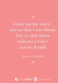 I Am an Effervescent and Lively Individual Who Infuses That Vivacity Into My Voice and Endeavors Type your text to hear it