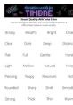 A Timbre That's Uncontrived, Chummy, Cozy, and Personable Type your text to hear it in the A Timbre That's Uncontrived,