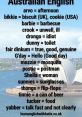 A Multifaceted British English Accent with a Smidgeon of Aussie Type your text to hear it in the A Multifaceted British