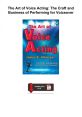 I Am Zealously Devoted to the Arcane Craft of Acoustic Engineering and the Art of Voiceover Type your text to hear it in the