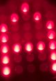 Bright red LED lights arranged in a playful pattern, enhancing the fun atmosphere of Leap Frog Learning Karaoke.