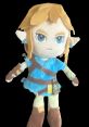 Plush toy of Link from The Legend of Zelda, featuring detailed costume and iconic blue tunic. Perfect for collectors and fans.