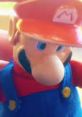 Close-up of Hard Head Mario figurine, showcasing iconic red hat, blue overalls, and distinct facial features.