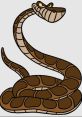 Kaa, el astuto y peligroso serpiente de "El Libro De La Selva" (1967), con mirada hipnotizante y cuerpo enroscado.