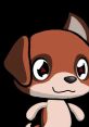 Cute cartoon dog character with big eyes and a cheerful expression, perfect for pet-themed content. Ideal for David_445.