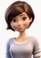 Cheerful female character from Crazy Taxi: Fare Wars, showcasing a stylish bob haircut and friendly expression.