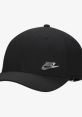 Black Nike cap with sleek design, perfect for casual wear and sports. Ideal accessory for fans of Juri Karamazov and gaming culture.