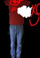 An abstract figure dressed in casual clothing, showcasing unique artistic elements for Mishanya_Dev AI Voice Computer.