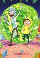 Rick and Morty stand in front of a vibrant portal, showcasing adventurous themes from Season 1 of the animated series.