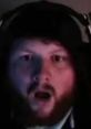 Casoh expressing intense emotions, showcasing surprise or excitement during a gaming session. Yelling with vibrant enthusiasm.