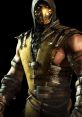 Epic Scorpion from Mortal Kombat, showcasing his iconic yellow and black armor, ready for fierce battles.
