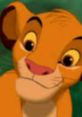 Smiling cartoon lion character, inspired by Simba from The Lion King, voiced by Jonathan Taylor Thomas in classic film.