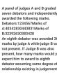 Debator Type your text and hear it in the voice of Debator .
