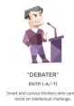 Debator Type your text and hear it in the voice of Debator .
