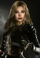 Black Canary (Dinah Laurel Lance) in sleek leather attire, showcasing her fierce persona from Injustice 2.