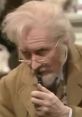 A distinguished elderly man with white hair and glasses, holding a pipe, evokes classic AP Herbert character vibes.
