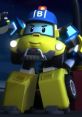 Bucky (Robocar Poli) Bucky is a yellow buggy tow truck mountain car who is a member of the Mountain Rescue Team alongside