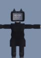 Stylized character model with a boxy head and mischievous expression, part of Tundra V6 Testing project scene.