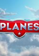 Logo of the animated movie 'Planes,' featuring vibrant colors with clouds and a blue sky backdrop.
