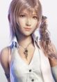 Realistic rendering of Serah from Final Fantasy 13, featuring her signature hairstyle and necklace.