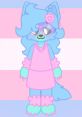 Cute character design featuring pastel colors, glasses, and a playful outfit representing "Creamy Dreamy Voice (OLD).