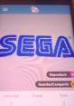 Close-up of the Sega logo on a mobile app interface, showcasing features like playback and sharing options.