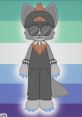 Stylish anthropomorphic wolf with sunglasses, a cap, and blue claw accents, representing a vibrant character aesthetic.