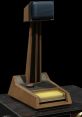 Vintage Dispatch (Sotm) communication device with a distinctive design, featuring a speaker and control panel.