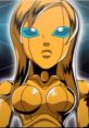 Bloody Rachel from Viewtiful Joe Red Hot Rumble, featuring her iconic golden look and striking blue eyes.