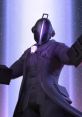 Stylized character resembling Bondrewd, dressed in dark attire, showcasing a dramatic pose against a cosmic backdrop.
