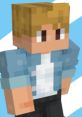 Minecraft character with blonde hair and casual attire, ideal for Solidarity Gaming community themes.