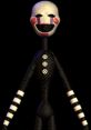 The Puppet from Five Nights at Freddy's, featuring a striped design and an expressive, smiling face.