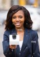 Lady News Reporter