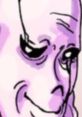 Close-up of a stylized character from "Another Time Gd," featuring a playful expression and vibrant colors.