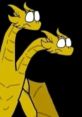 Noodle Neck (Triangle Vs Monkey Series) Ghidorah kaiju from web series called triangle vs monkey