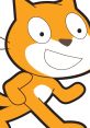 Cheerful orange character Beep running joyfully, showcasing a playful design perfect for engaging audiences in animations.